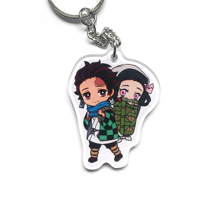 Demon Slayer: Kimetsu no Yaiba акриловый брелок для ключей аниме Kamado Tanjirou