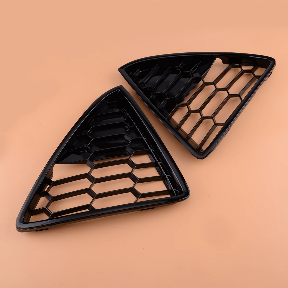 Пара передний нижний бампер решетка сотовая крышка подходит для Ford Focus 2012 2013 2014