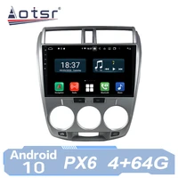 aotsr car radio for honda city 2006 2013 android 10 multimedia player auto stereo gps navigation autoradio ips px6 head unit