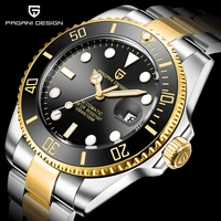 pagani design luxury men mechanical watch top brand stainless steel wristwatch waterproof glass dial automatic watch relojes