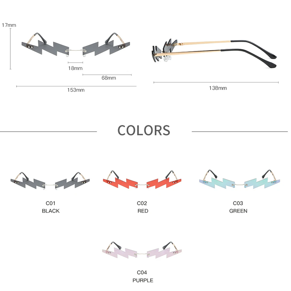 

LongKeeper New Rimless Sunglasses Women 2020 Luxury Brand Unique Cat Eye Sun Glasses Female Vintage Punk Eyewear Shades UV400