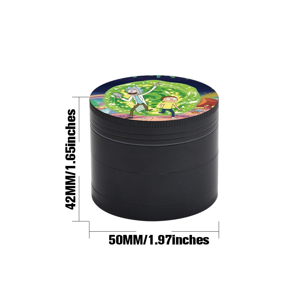 

Zinc Alloy Tobacco Herb Grinder 4 Layers Tobacco Grinder Crusher Herb Spice Grinder Hand Crank 50mm