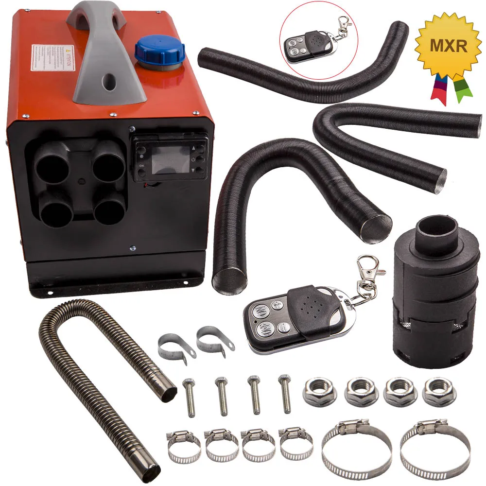 

12V 5KW 5000W Diesel Air Heater 4 Holes All in One for Cars Trucks Boat Caravans