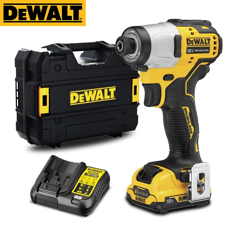 

Дрель-шуруповерт DEWALT DCF801C2 аккумуляторная, 12 В, 160 нм