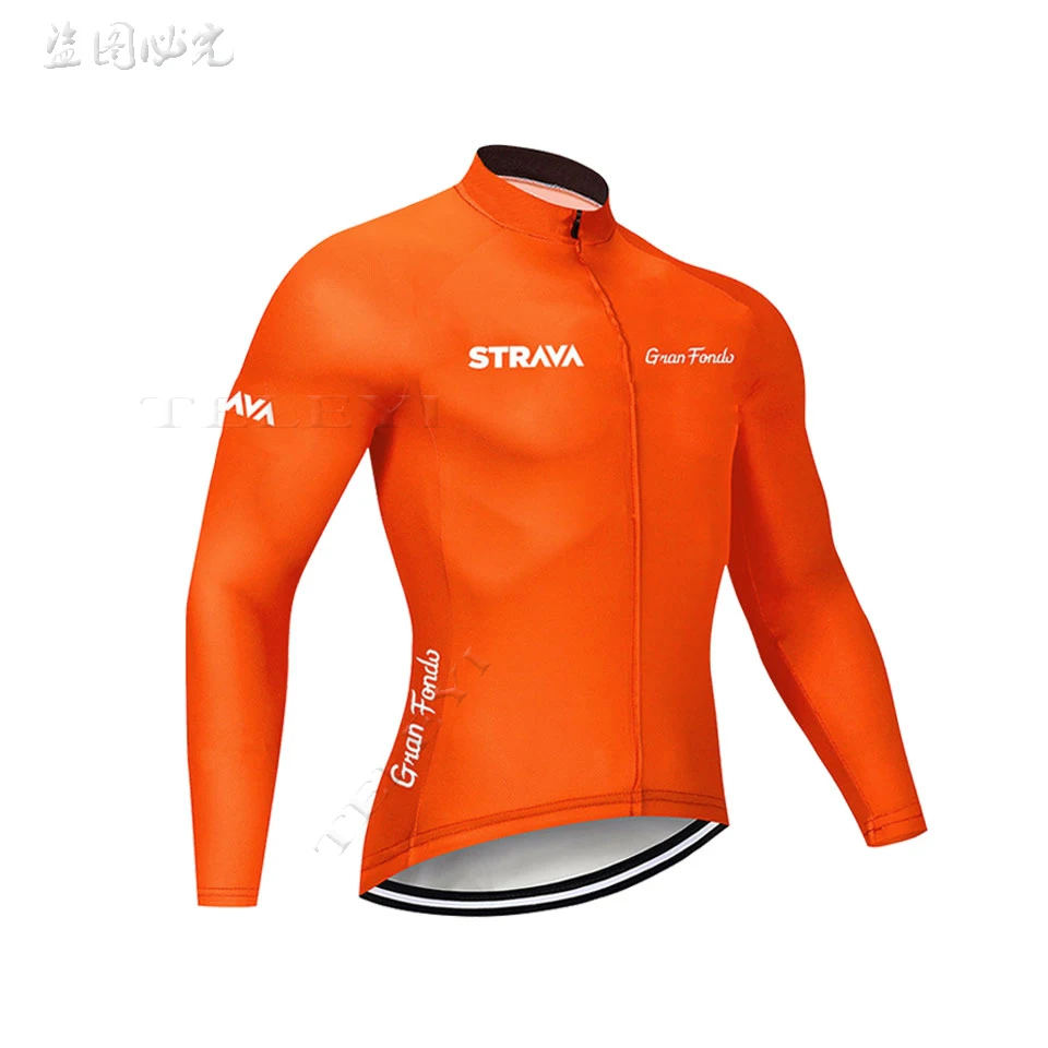Strava, длинный рукав, Джерси для велоспорта, MTB, велосипедная одежда, Мужская дышащая одежда для велоспорта, Ropa Maillot, Ciclismo, Hombre, Bicicleta - Цвет: 2