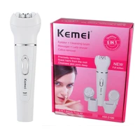 kemei km 2199 5 in 1 rechargeable bikini hair elestric hair epilator shaver depilator hair remover for lady beauty grooming kits