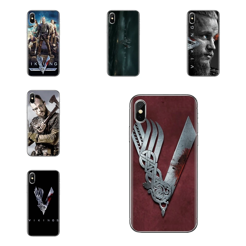 Чехлы для телефонов vikings Ragnar Lothbrok с логотипом samsung Galaxy S3 S4 S5 Mini S6 S7 Edge S8 S9 S10 Plus Note 3 4 5