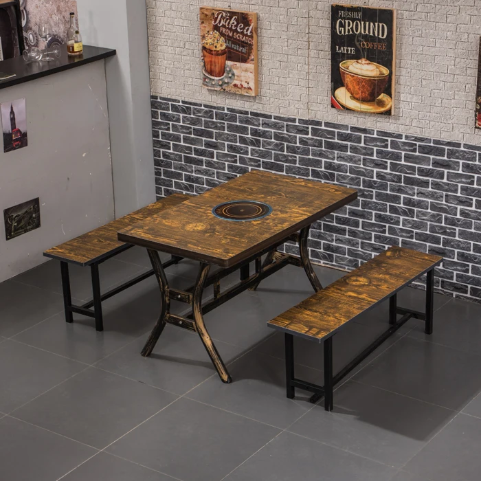 Простой снэк бар в стиле ретро быстрое обеденное устройство комбинированный