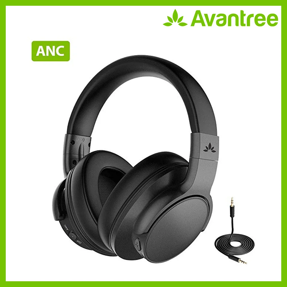 Наушники Avantree Bluetooth 4 1 с активным шумоподавлением микрофоном