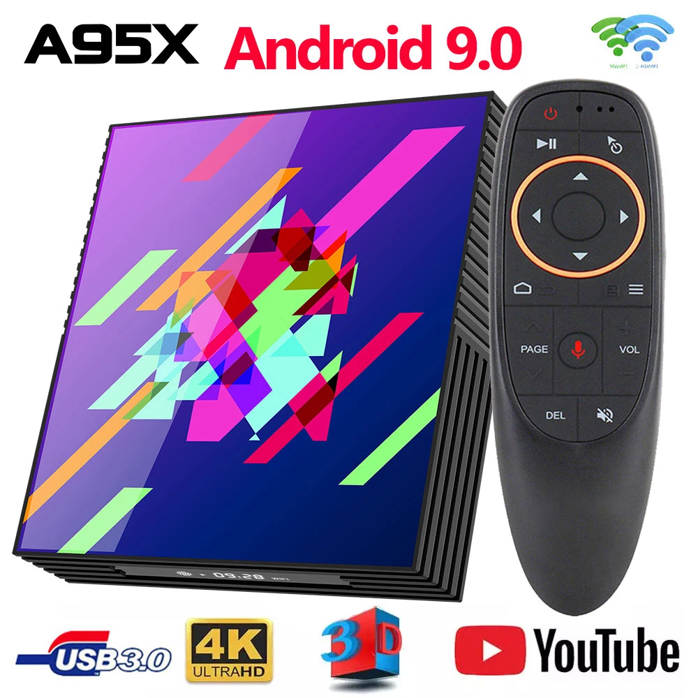 Приставка ТВ Google Play ТВ приставка Android 9,0 Rockchip RK3318 4 Гб 64 Гб Смарт ТВ приставка Bluetooth 2,4/5,0G WiFi Android ТВ приставка PK H96MAX