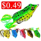 Рыболовные приманки, Мягкая приманка, хвост, силикагель, 3D глаза, гром, лягушка, притягивает черных рыб, для атаки, топвотер, Поппер, приманка для речной рыбалки