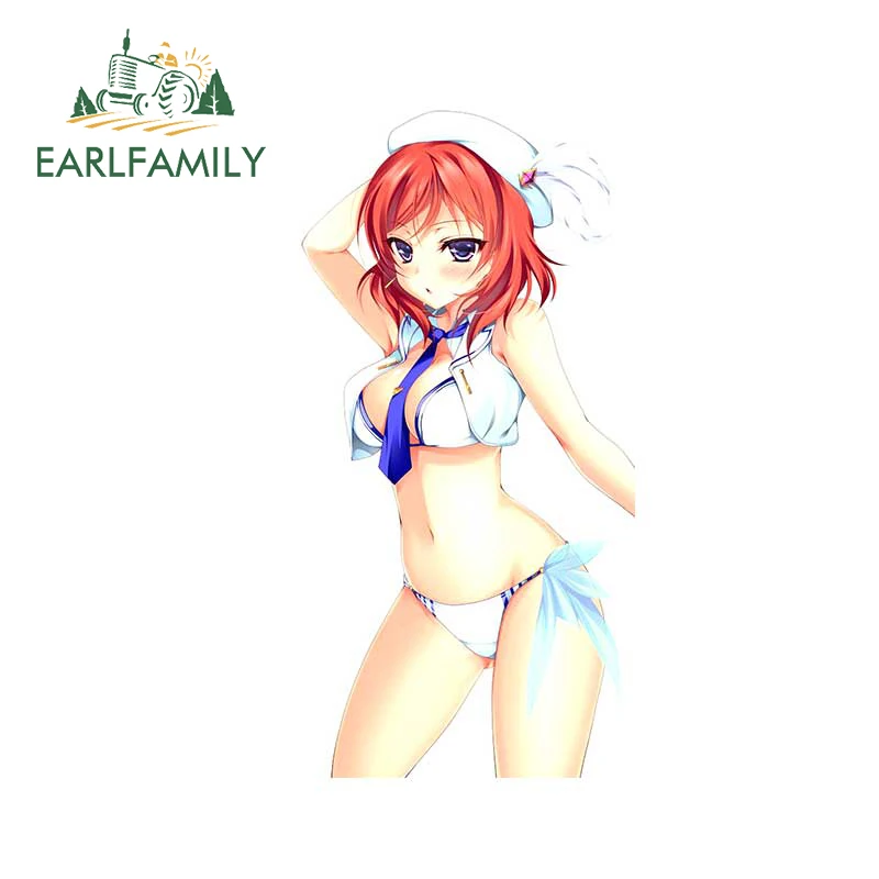 

EARLFAMILY 13 см x 6,4 см для фототехники, водонепроницаемые наклейки для дома на автомобиль, виниловые наклейки для холодильника с силуэтами JDM