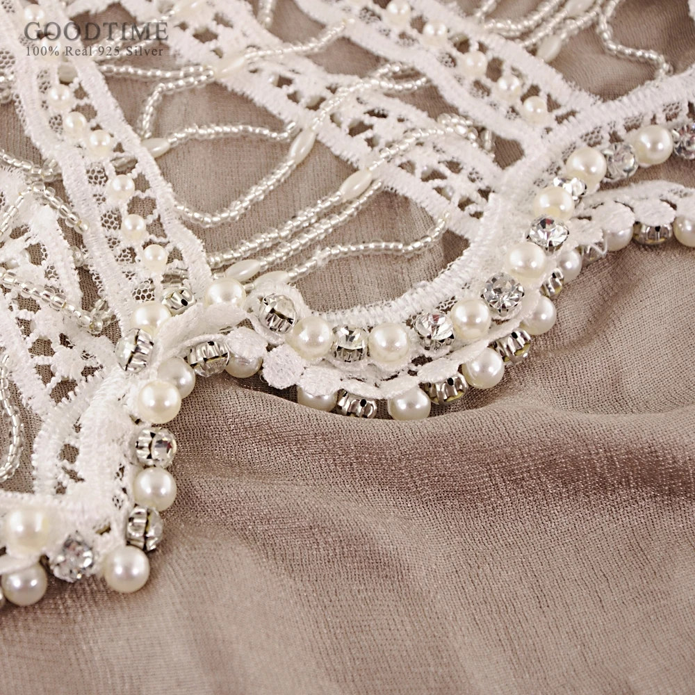 Шаль ручной работы с жемчугом плащ кристаллами свадебная цепочка на плечо шаль