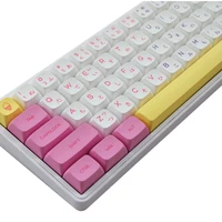 xda profile ice cream ethermal dye sublimation fonts pbt keycap for wired usb mechanical keyboard cherry mx switch keycaps