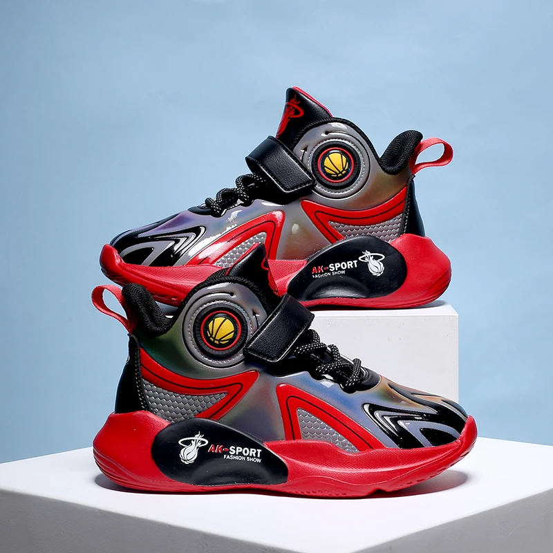 Brand Kids Sneakers Children Basketball Shoes Waterproof Running Shoes Casual Sports Shoes Boys Tennis Shoes Child Basket Shoe