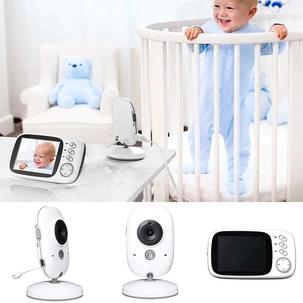 Portable Practical Wireless Baby Monitor 220 176 150mA CMOS 5M 17dBm Home 320 240pxl Care Device 55 | Безопасность и защита