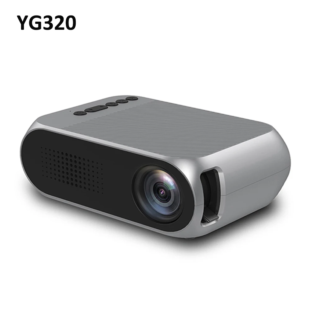YG320 светодиодный проектор высокое качество фокус объектива 1080P 3D визуальный 80