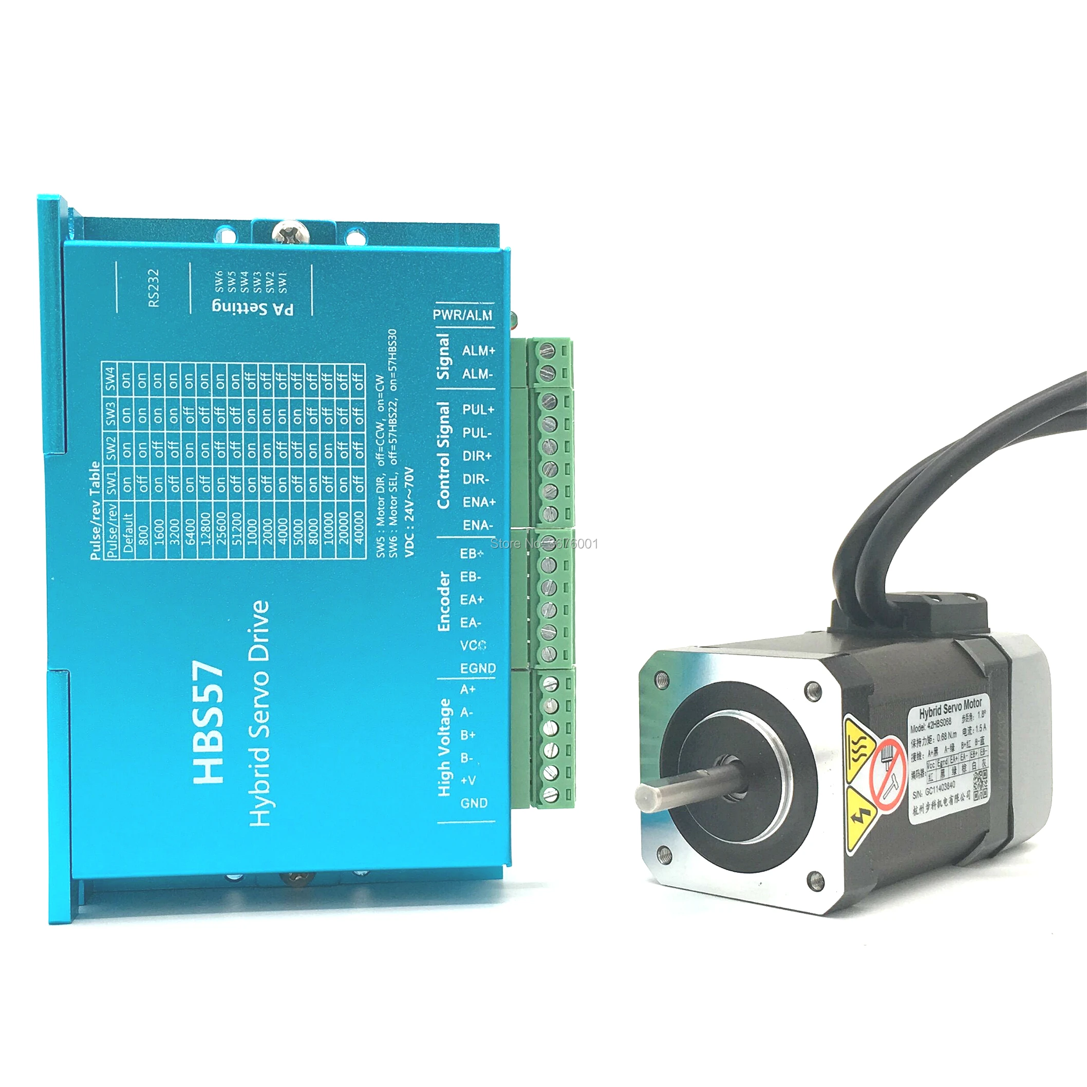 Nema17 0.4Nm 0.68Nm 42 закрытый-петля комплект шагового двигателя кодер Гибридный