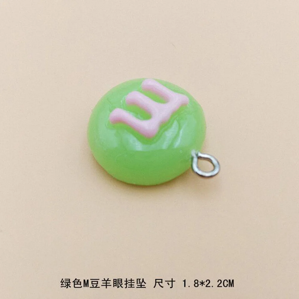 Yamily 10 шт./каучуковые Подвески с имитацией конфет M в виде шоколада подвеска брелок