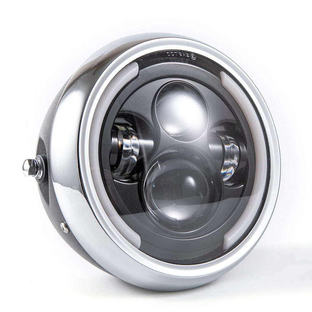 7 5 дюймовая светодиодная фара для мотоцикла E9 Emark универсальная головная с