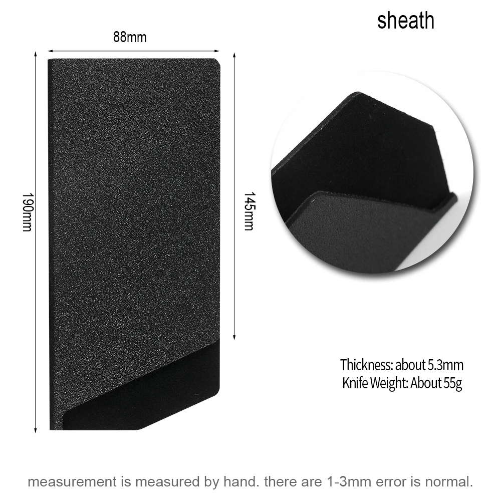Нож XYj Edge Guard чехол для кухонных ножей черного лезвия ножа 7 5 дюймового из