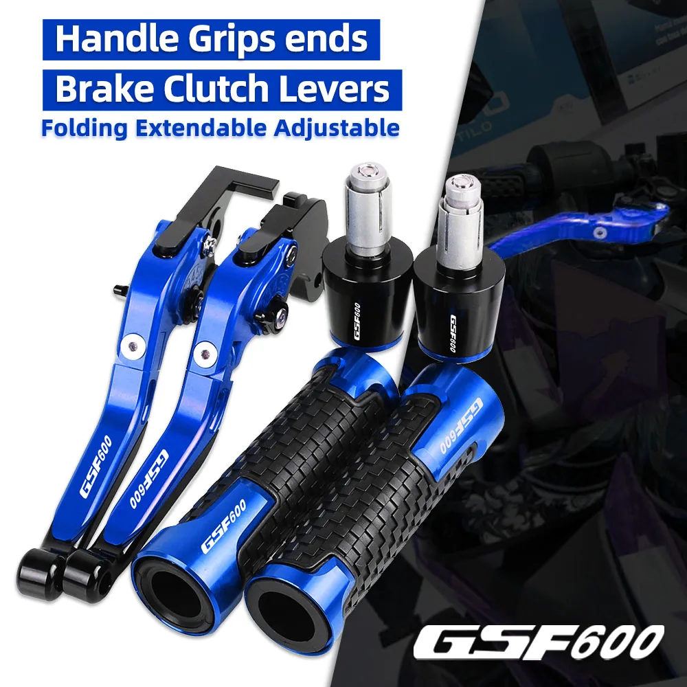 

Motorcycle Brake Clutch Levers Handlebar Hand Grips ends For SUZUKI GSF600 S 2007 2008 2009 2010 2011 2012 2013 2014 2015