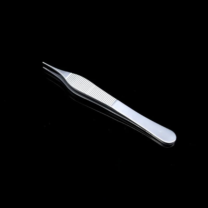 Адсон щипцы Нержавеющая сталь Пластик хирургические пинцеты 12 см ткани