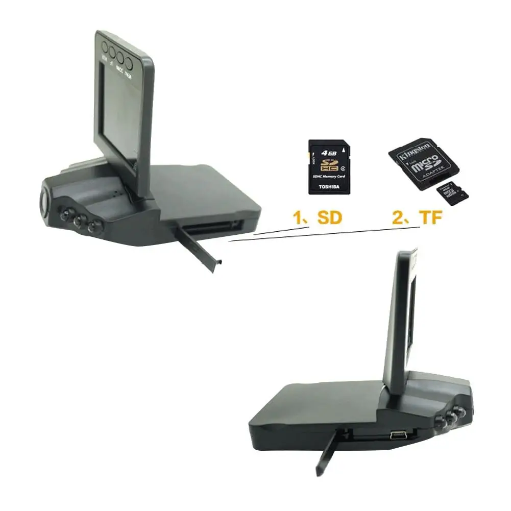 2 4 дюймов автомобиля Защита лобового стекла от вождения Регистраторы 500