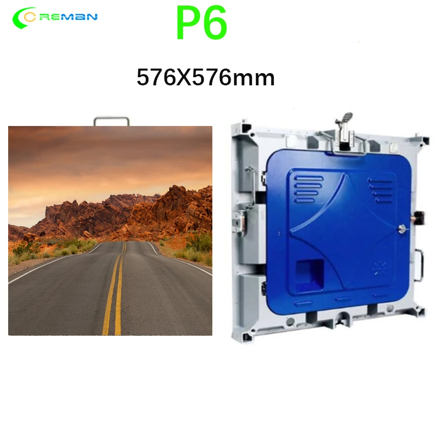 HD гигантский экран P6 SMD комнатный полноцветный 6 мм светодиодный пиксельный