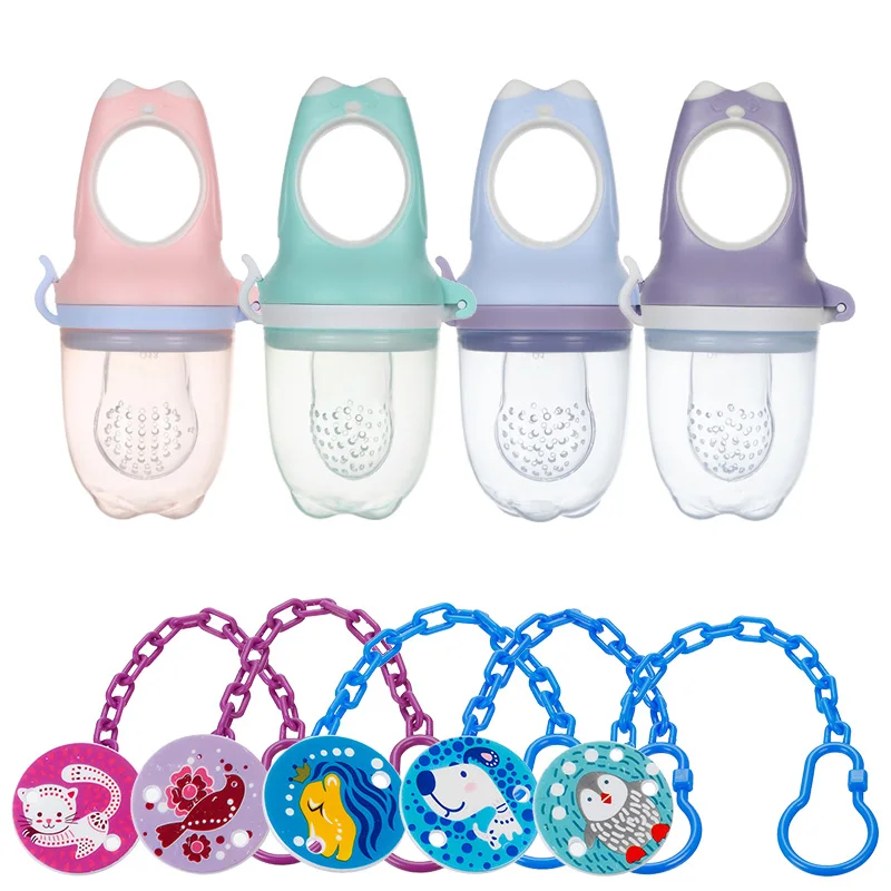 Детские зубные кольца для соски с цепочкой подарок младенцев - Цена: 67,82 - 146,83 руб.