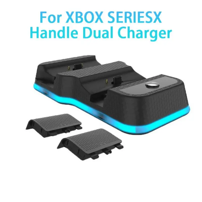 

New For Xbox Series X Controller Stand Gamepad 600mAh Rechargeable Battery Charger Charging Dock Portable Gaming Accessories Kit