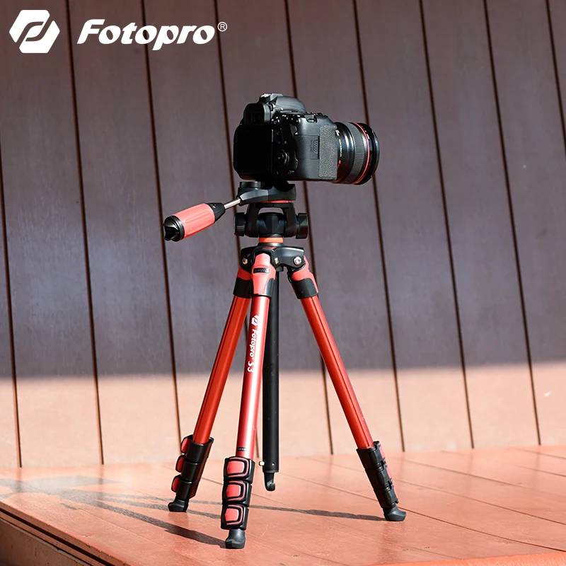 Штатив для камеры Fotopro алюминиевый держатель телефона штатив NIkon Canon Sony DSLR Cmera и
