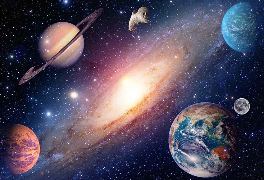 Mehofond фон для фотосъемки с изображением Вселенная космос планета солнечной