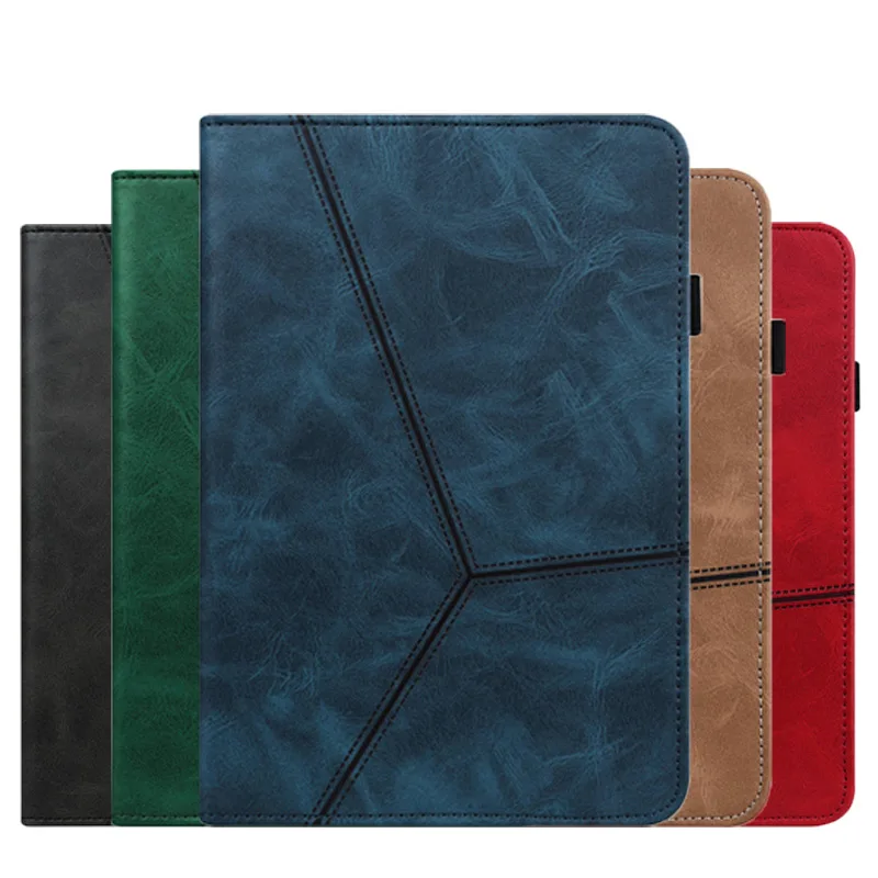 

Case For Huawei MatePad Mate Pad 11 2021 DBY-W09 Solid Color Stripes PU Leather Stand Tablet Cover For Huawei MatePad 11 Case