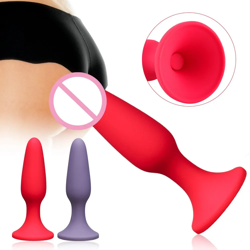 Унисекс мягкая силиконовая Анальная пробка фаллоимитатор массаж простаты