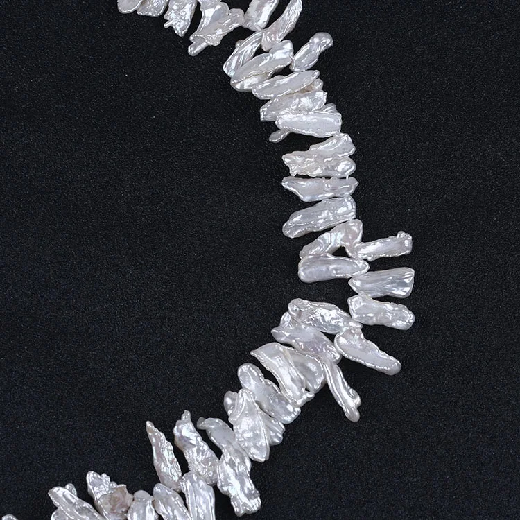 

APDGG natural biwa pearl string for decorating women lady jewelry DIY