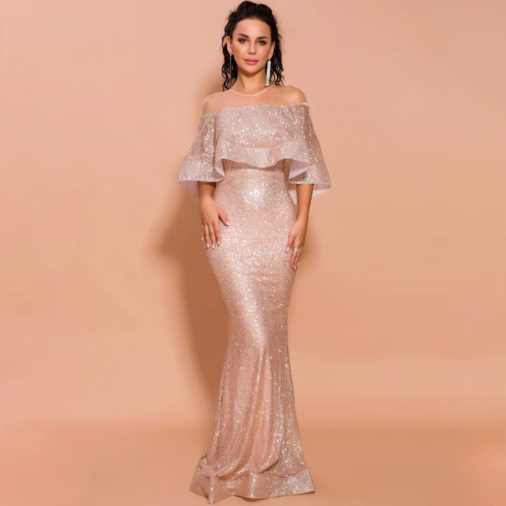 Top Quality Sexy Long Dress Celebrtiy Women Night Club Fashion Evening Party Dresses | Женская одежда