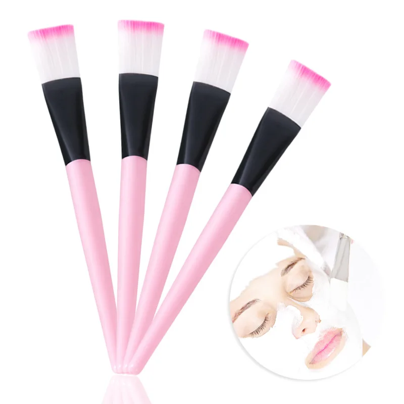 1Pc Pro Single Foundation Concealer Face Mask Cream Makeup Brush Beauty Make up Brushes Soft Nylon Pink Hair Tool | Красота и