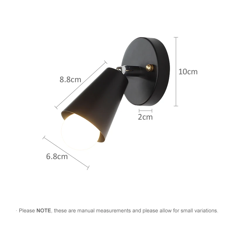 

Retro Wall Lamp Vintage Wall Lights Black Bedroom Bedside Wall Lamps For Bedroom Loft Aisle Decora Home Lighting Indoor Lighting
