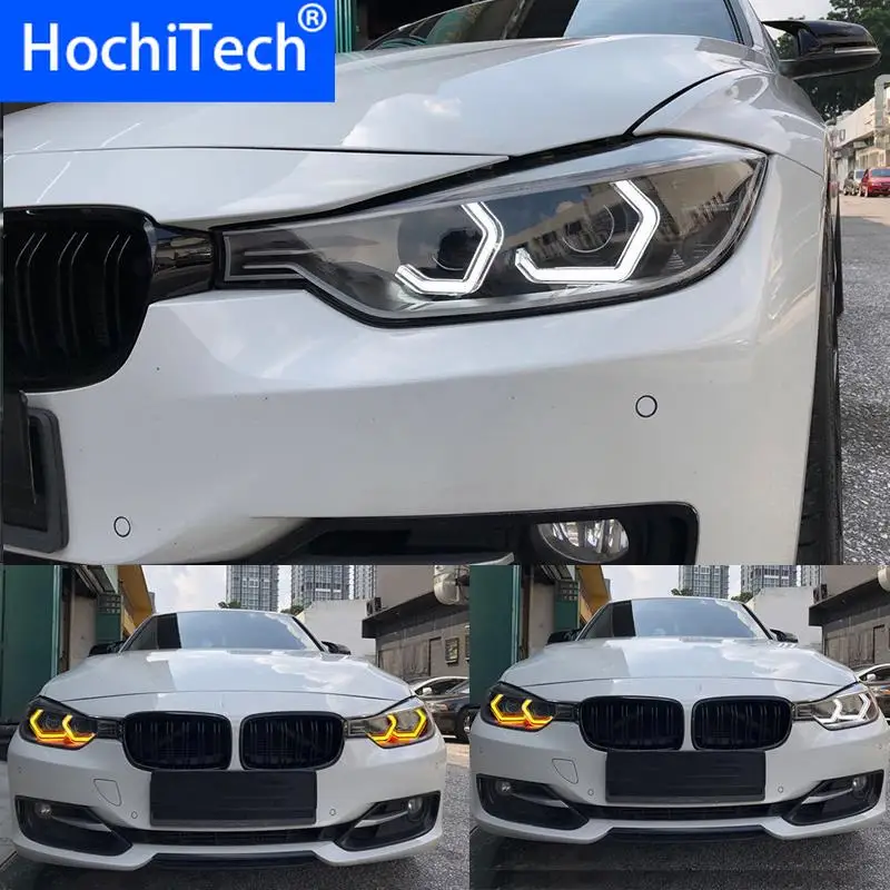 Для BMW серий 4 F32 435i 428i 420d 420i 440i 430i белый и желтый M4 знаковые Стиль комплект
