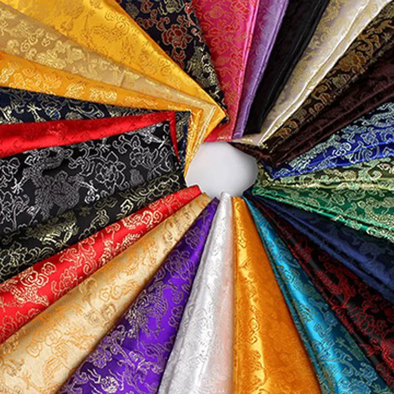 50x88cm 21 Colors Royal Dragon Thin Jacquard Brocade Fabric Animal Apparel Costume patchwork fabric Upholstery Furnishi - купить по
