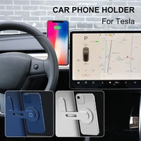 magnetic car phone holder monitor side phone mount monitor expansion bracket multi screen support for tesla model x s y 3