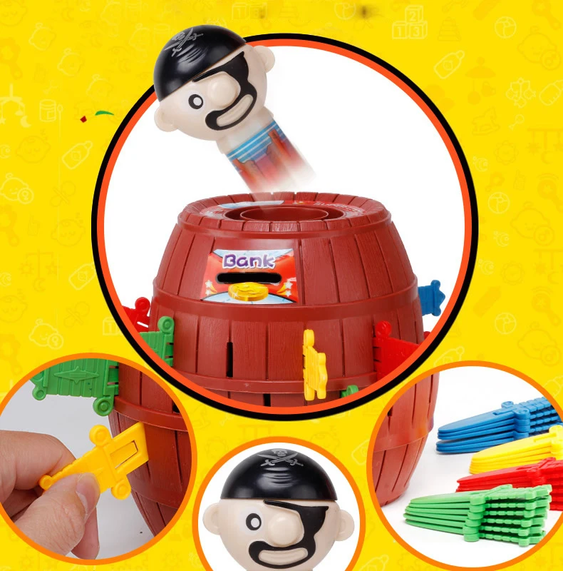 Пиратский бочонок новинка игрушки для детских игр забавная игрушка на удачу удар