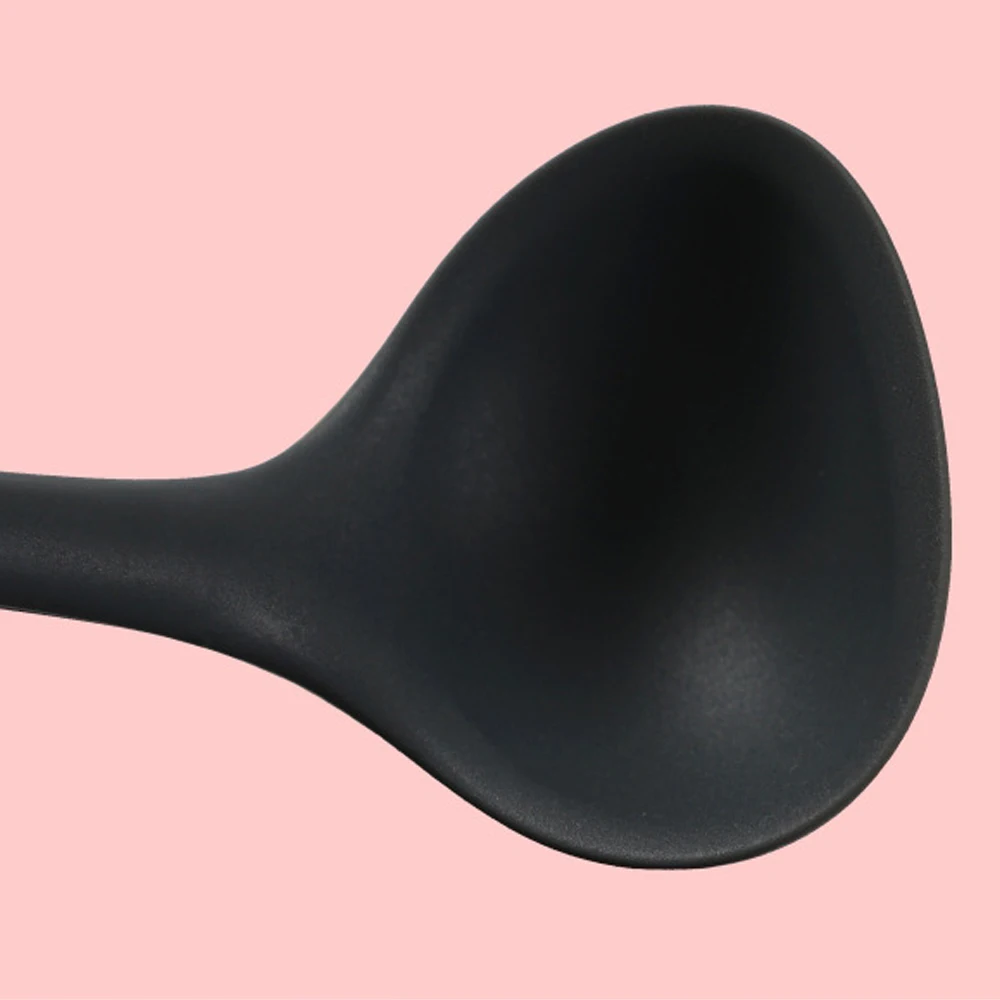 

1Pcs Silicone Wheat Straw Soup Spoon Hosehold Long Handle Porridge Spoon Rice Ladle Tableware Meal Dinner Scoops Kitchen Tools