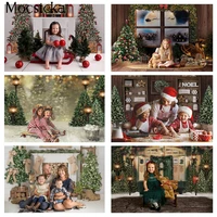 merry christmas backdrop for photography winter snow bokeh photo background newborn children portrait photo booth backdrop props
