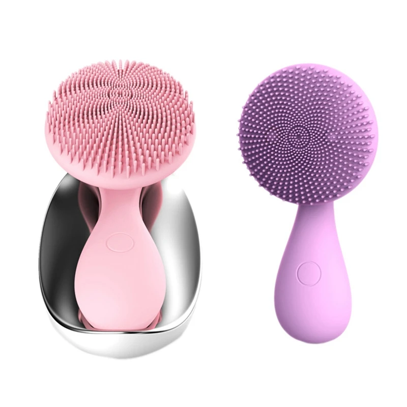 

Electric Facial Cleansing Brush Skin Washing Massager USB Silicone Cleansing Brush