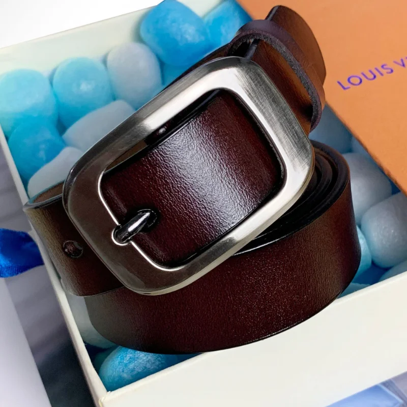 

Versatile Black Jeans Women's Leather Pants Belt Women Classic
