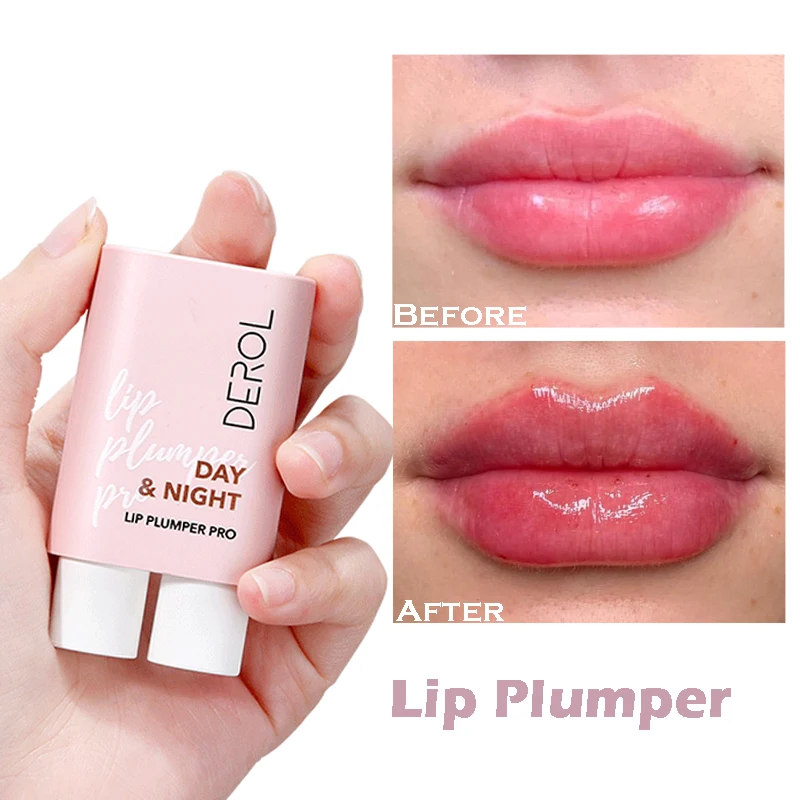 

2pcs/set Day Night Lips Enhancer Serum Lip Plumper Gloss Moisturizing Nourishing Sexy Plump Lip Care Mineral Oil Anti-Drying
