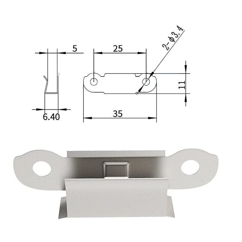 Стеклянный зажим с подогревом для 3D-принтера детали из нержавеющей стали