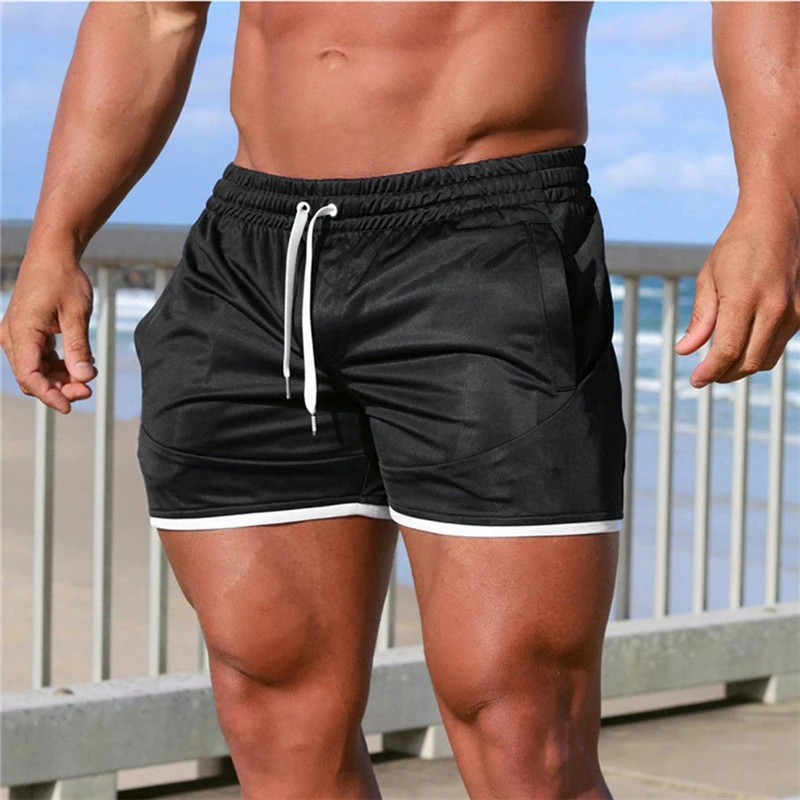 

Summer New Camouflage Shorts Men Breathable Quick-drying Bodybuilding Shorts For Male Slim Fit Shorts Sweatpants Male